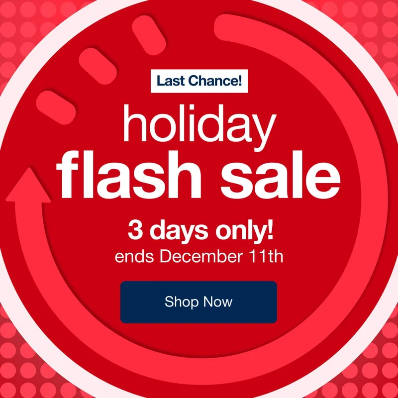Holiday Fash Sale Last Chance — Shop Now!
