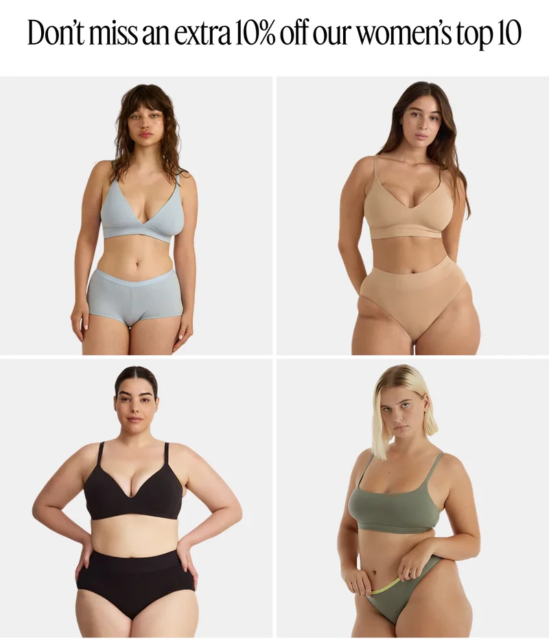 Don't miss an extra 10% off our women's top 10