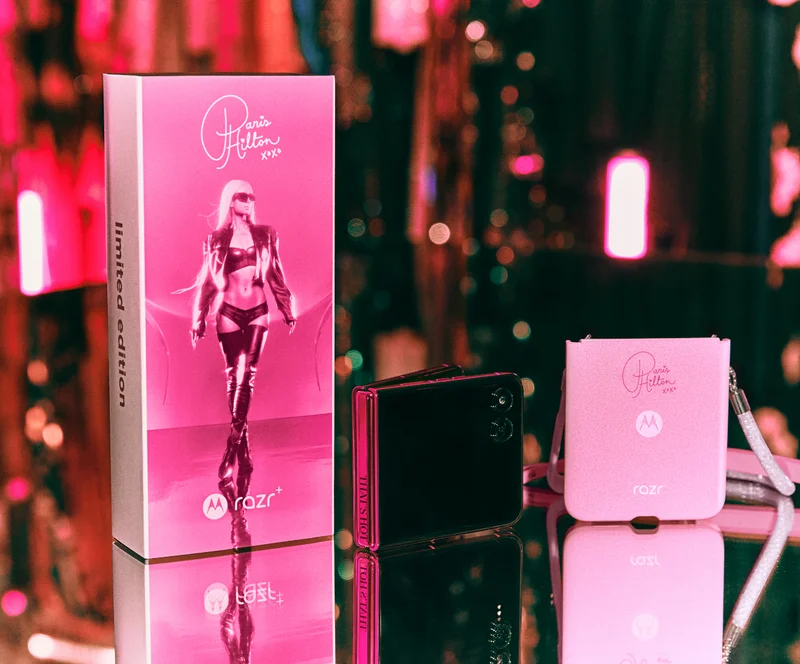 motorola razr+ Paris Hilton Edition