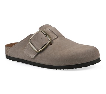 White Mountain Suede Slip On Clog - Big Easy