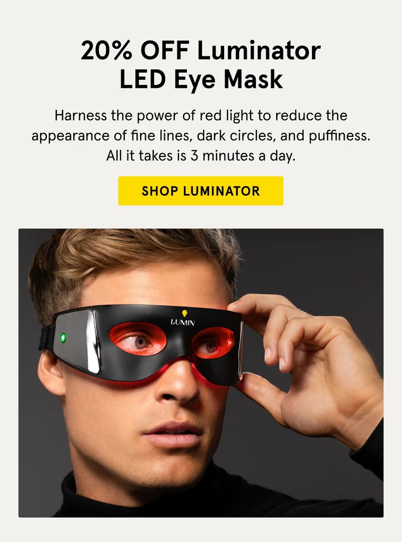 20% Off Luminator LED Eye Mask