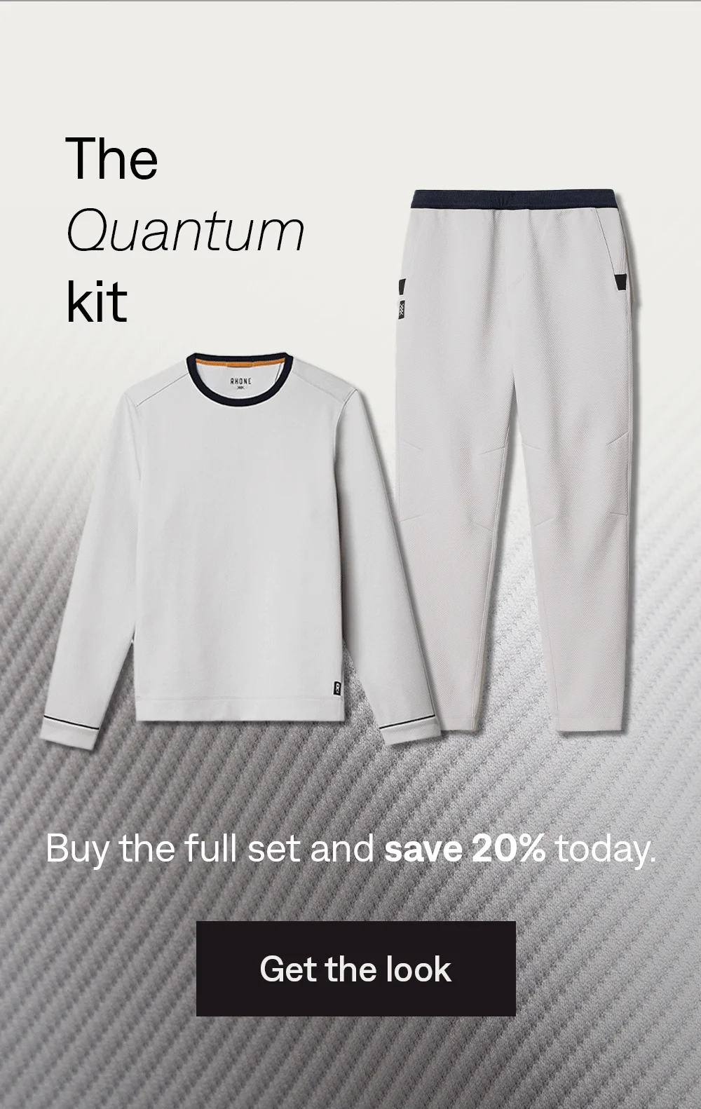 Men's Quantum Crew Neck & Pant Kit