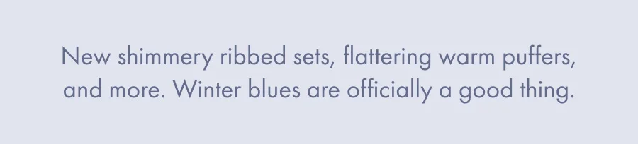 Shop Winter Blue Hues