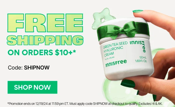 FREE SHIPPING ON ORDERS $10+
