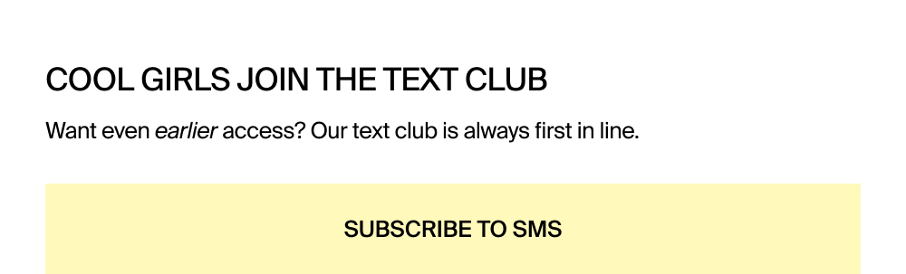 Subscribe to SMS for first access