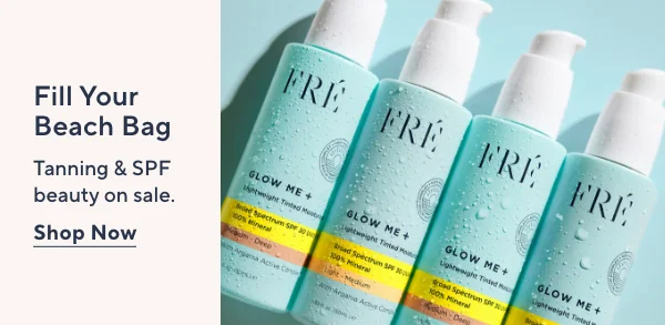 spf and tanning sale