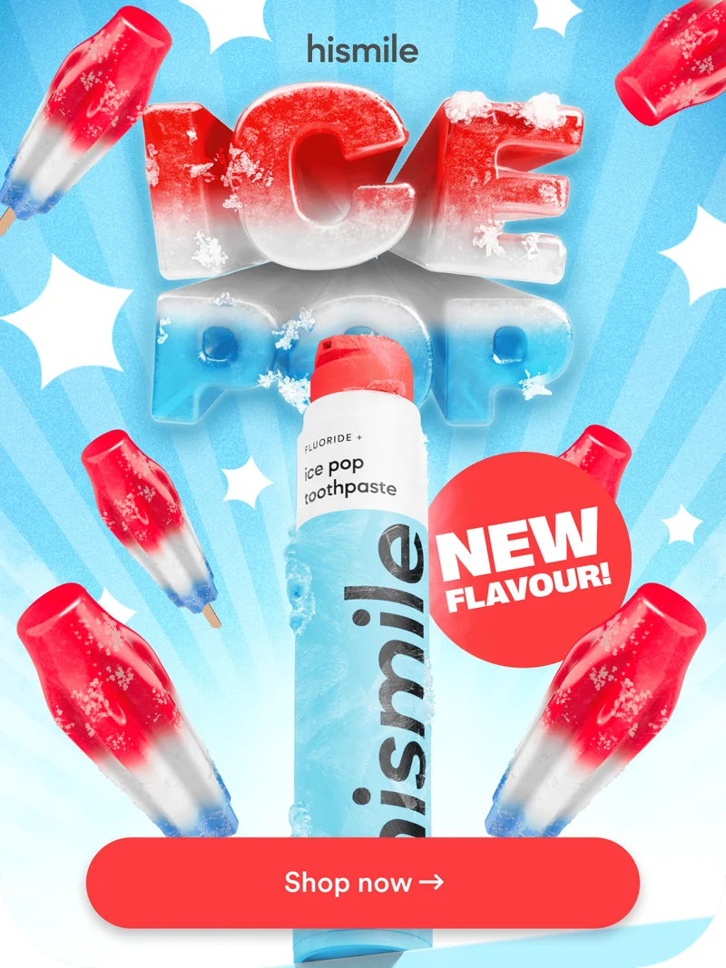 Hismile. Ice Pop is here! Shop now