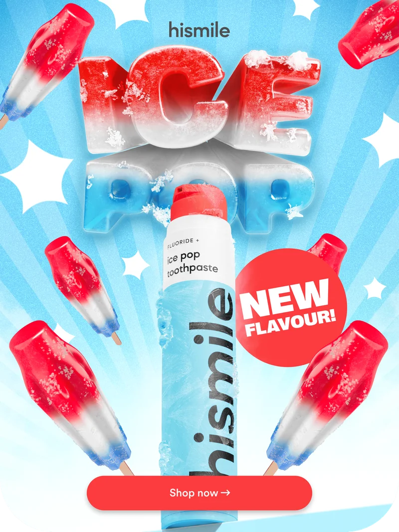 Hismile. Ice Pop is here! Shop now