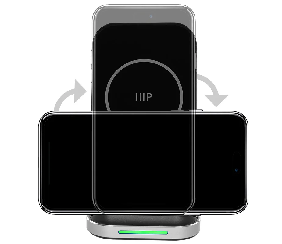 NEW 3-in-1 Wireless Charging Station w/ Quick Charge 3.0 Wall Charger Charges Apple® iPhone, Apple Watch, and AirPods or AirPods Pro Shop Now