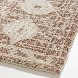 Verona Wool Hand-Knotted Rust Area Rug