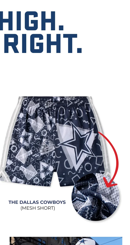 Mesh Short: The Cowboys Game Day Fit