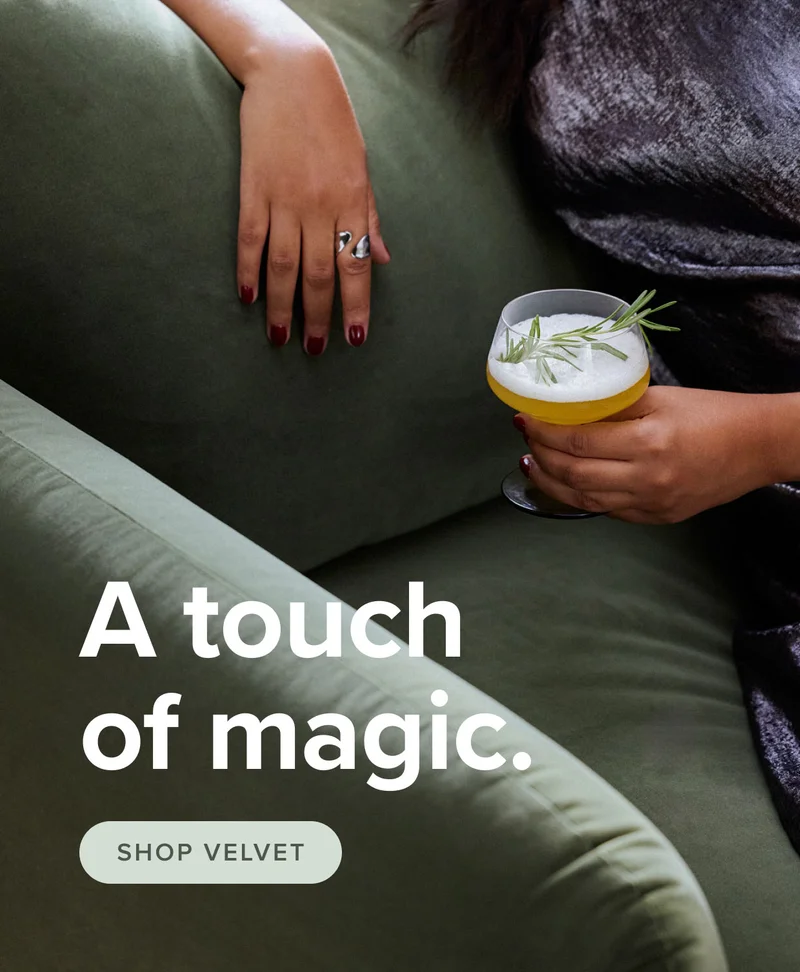 A touch of magic: shop velvet.