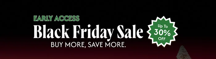 Early Access Black Friday Sale - Up To 30% OFF