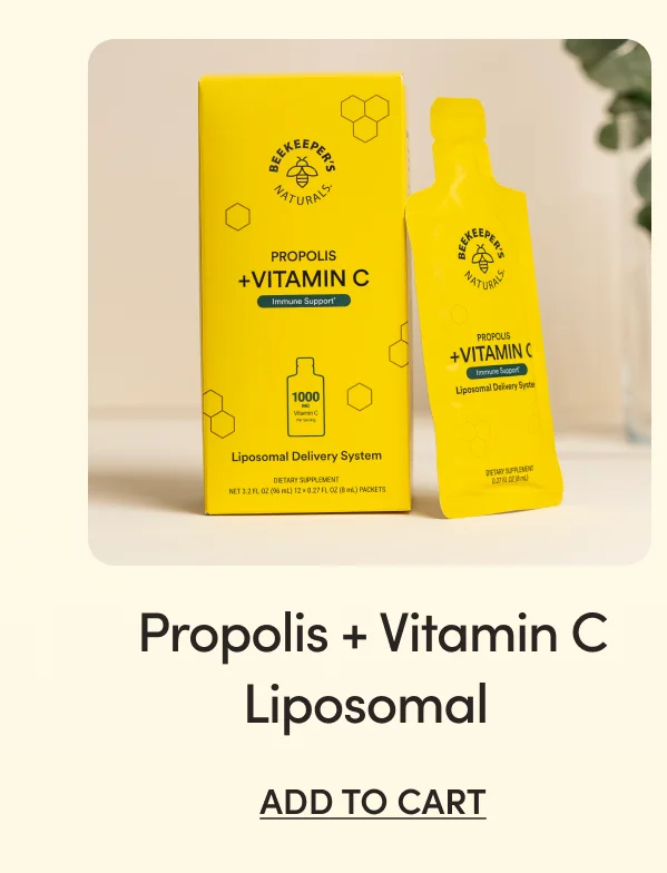 Learn About: Propolis + Vitamin C Liposomal