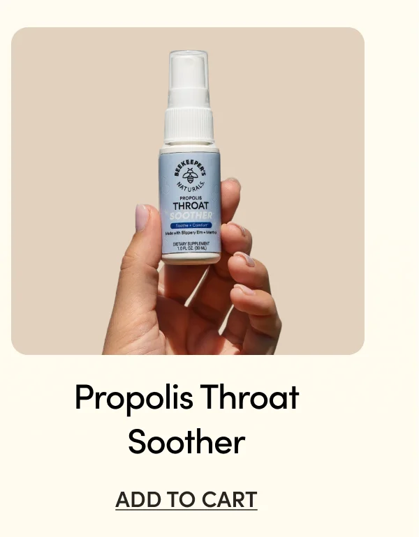 Learn About: Propolis Throat Soother