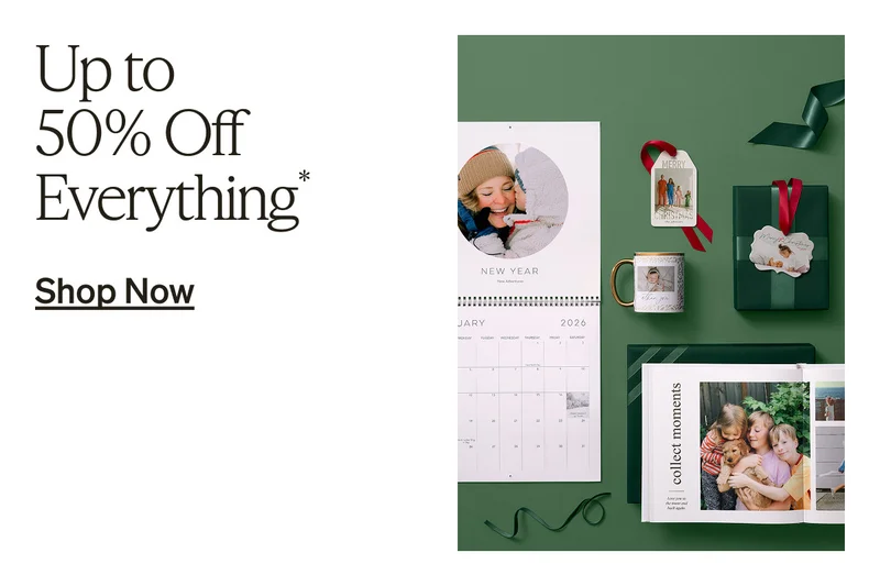 50% Off Best-Selling Holiday Cards + Free Shipping on $89+