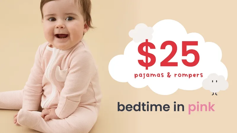 $25 baby pajamas & rompers