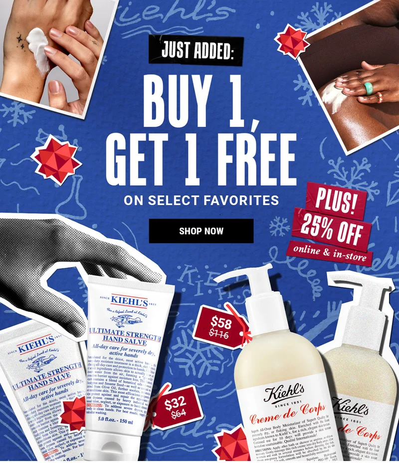 JUST ADDED: BUY1, GET 1 FREE