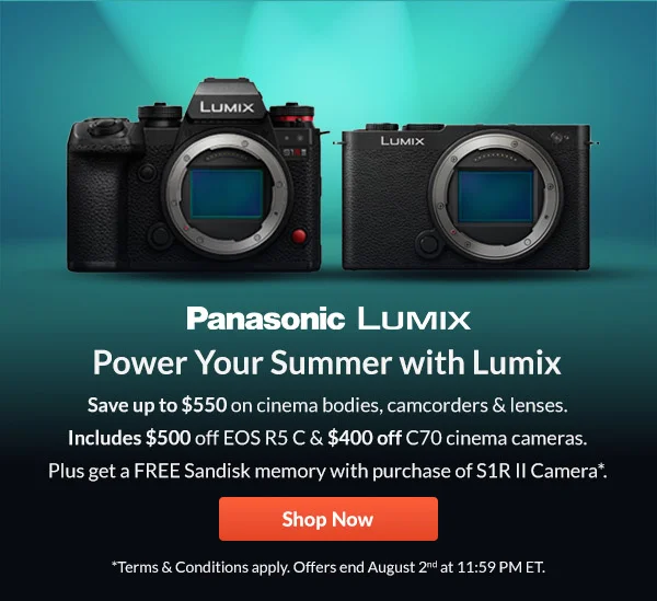 Panasonic LUMIX  Power your Summer with Lumix | Shop Now