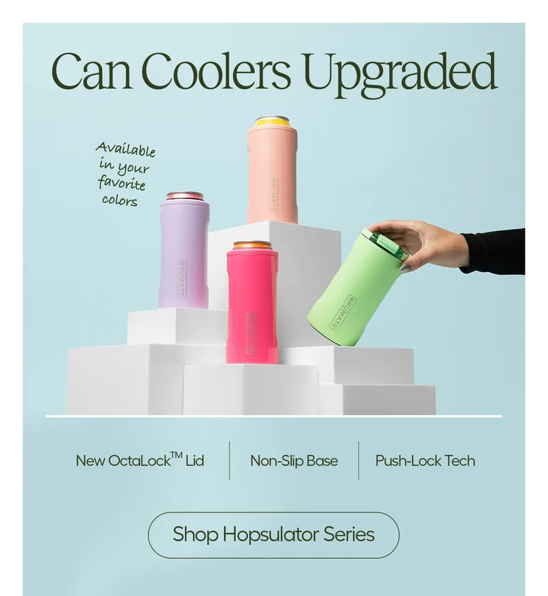 Can Coolers Upgraded. New OctaLock Lid, Non-Slip Base, Push-Lock Tech. - Shop Hopsulator Series