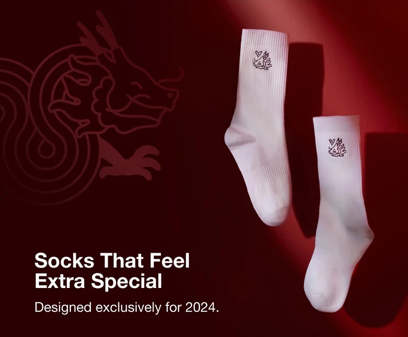 Socks That Feel Extra Special. Designed exclusively for 2024.