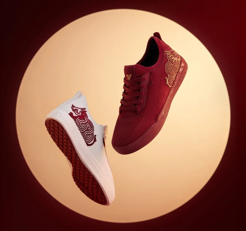 Hero graphic of the limited edition Lunar New Year shoes.