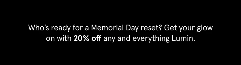 Get 20% Off for Memorial Day!
