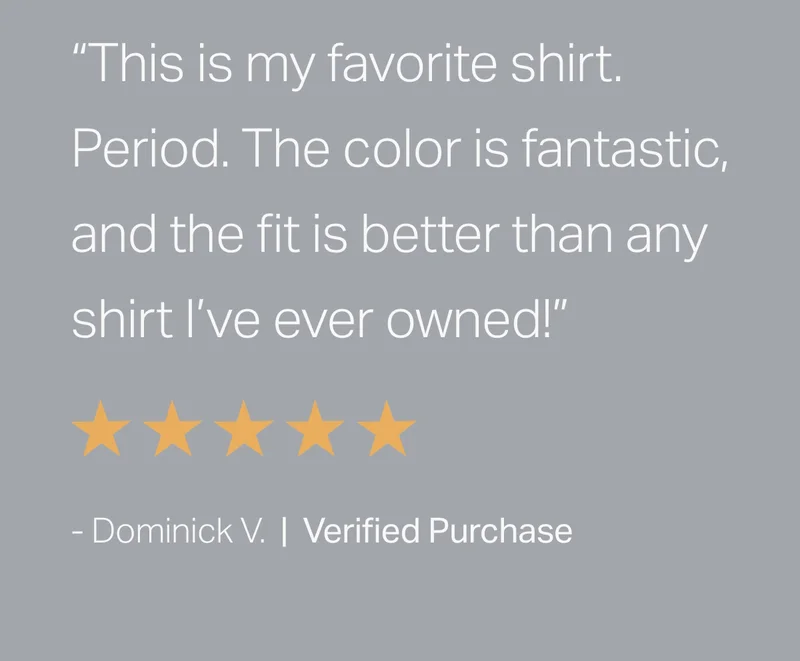 "This is my favorite shirt. Period.