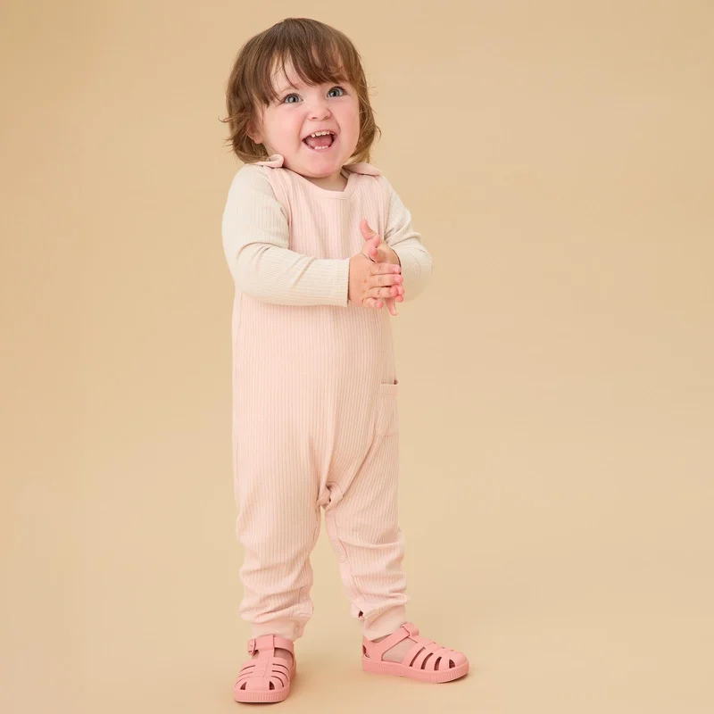 Image of Ribbed Overalls