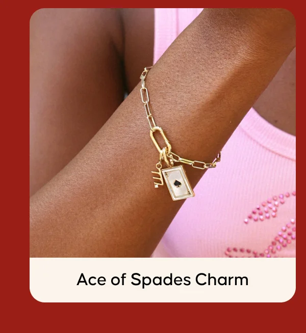 Ace of Spades Charm