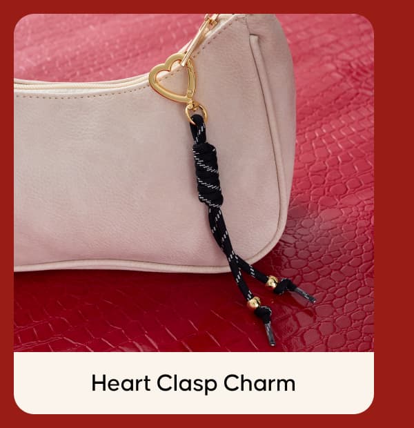 Heart Clasp Charm