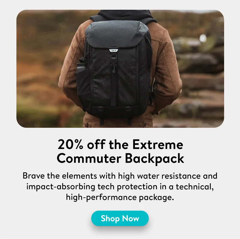 20% off the Extreme Commuter Backpack