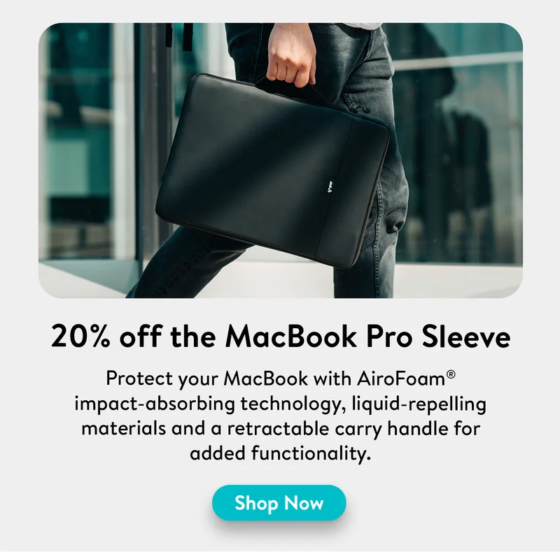 20% off the Macbook sleeve
