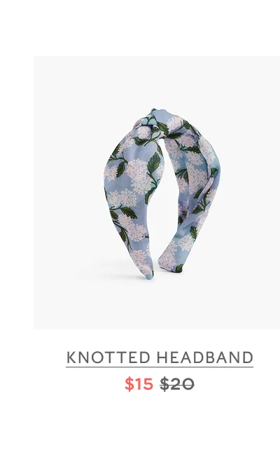 Knotted Headband $15