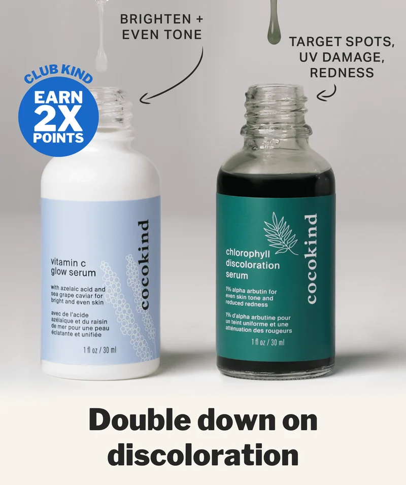 Double down on discoloration