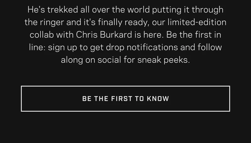 Be the first to know