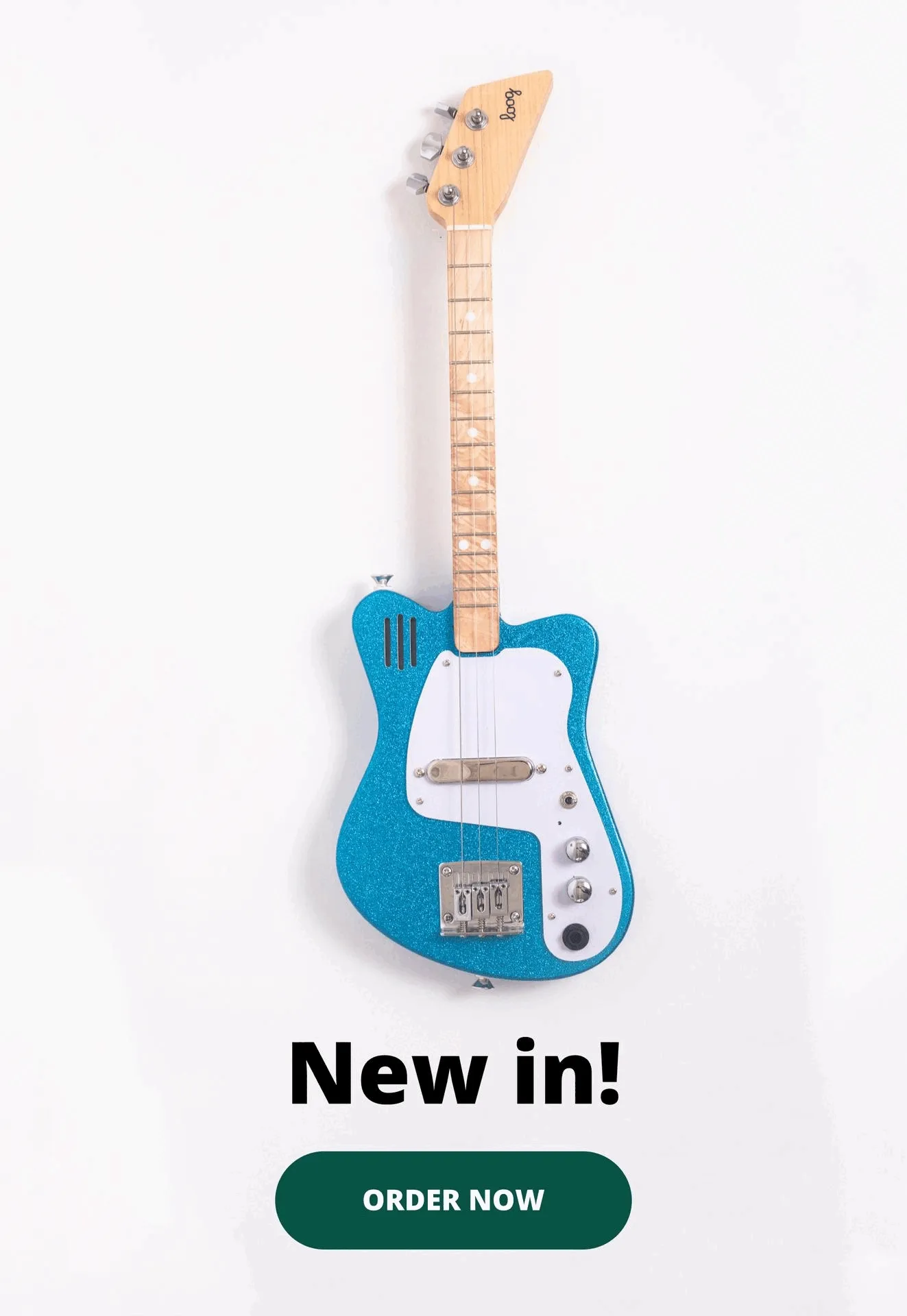 Gif - Loog Mini Electric Sparkle - New In. Magenta and Blue