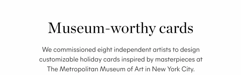 Museum-worthy Cards
