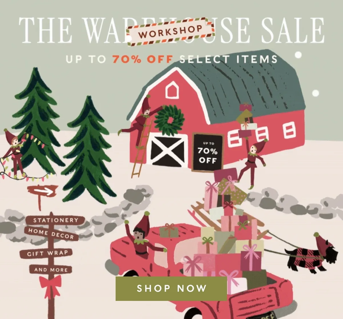 THE workshop SALE UP TO 70% OFF Select Items - Shop Now
