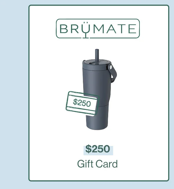 BrüMate $250 Gift Card