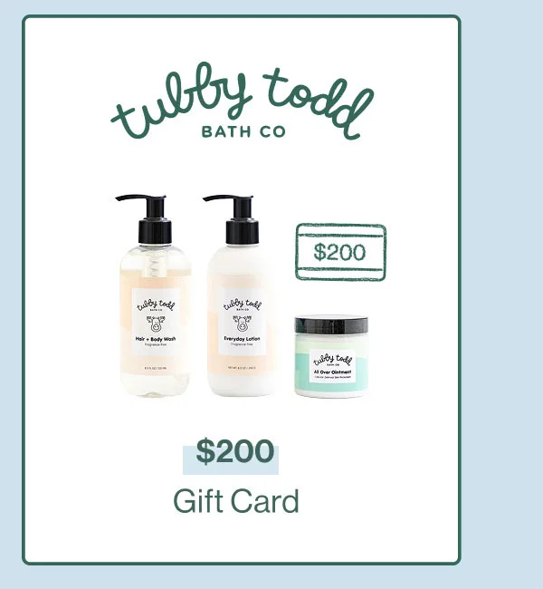 Tubby Todd Bath Co. $200 Gift Card