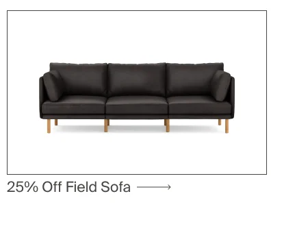 Field Leather 3-Piece Sofa