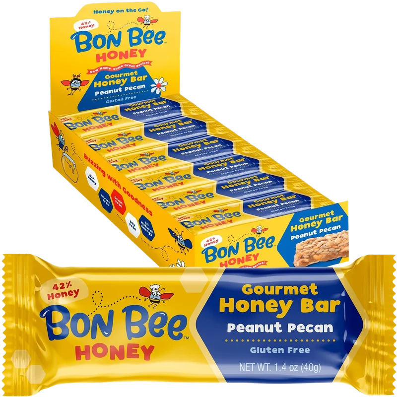 Image of Peanut Pecan Honey Bar (12 Pack)