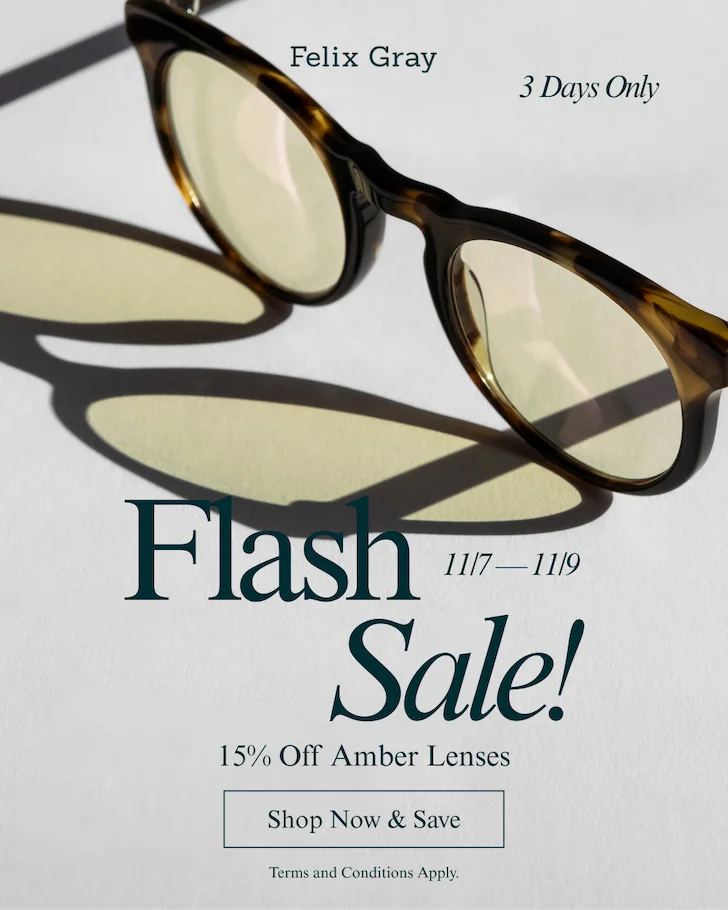 amber glasses