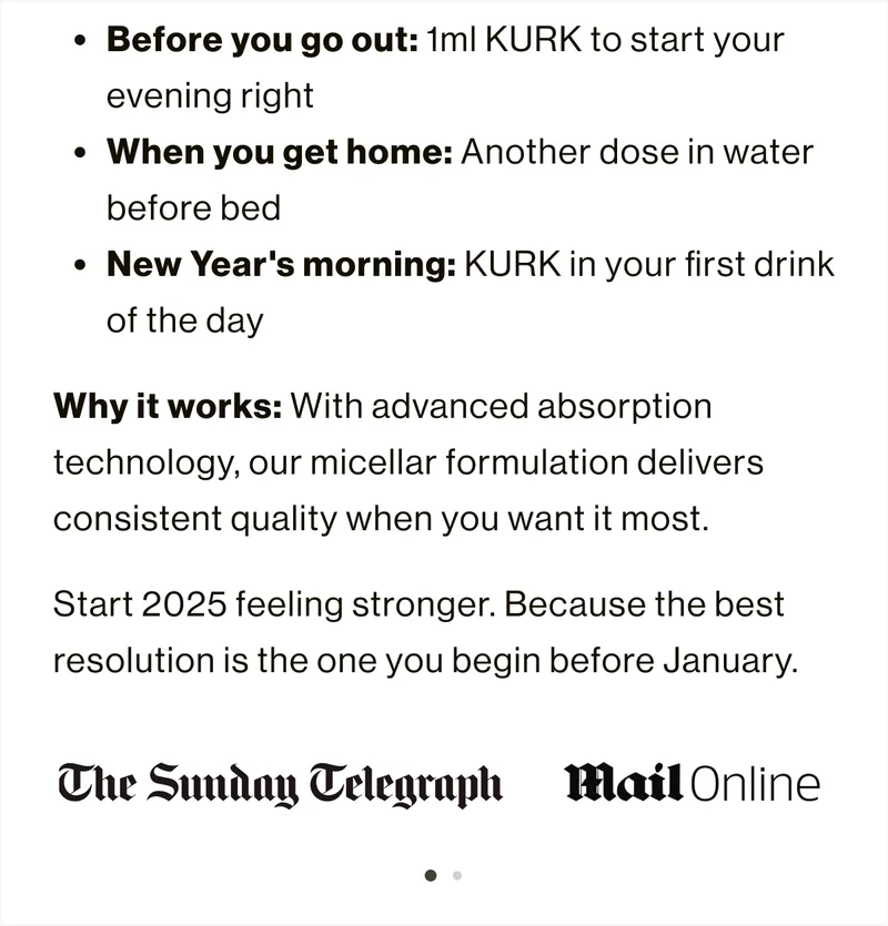 Before you go out: