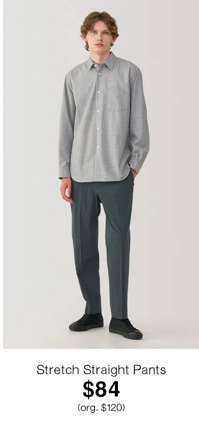 Shop Labo Men's Stretch Straight Pants