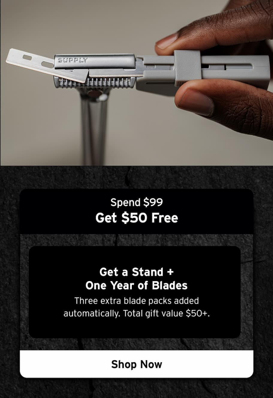 Spend $99 Get $50 Free. Shop Now.