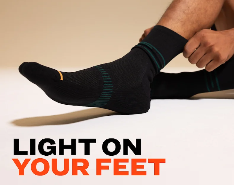 LIGHT ON YOUR FEET
