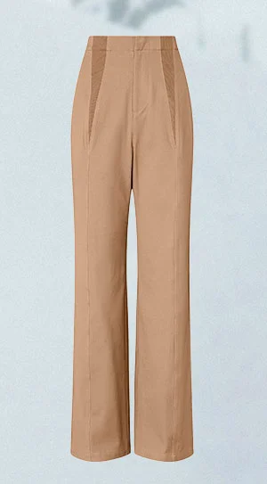 high waist on point moto trouser