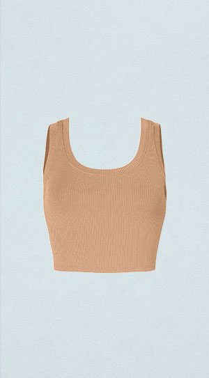 ribbed wellness tank